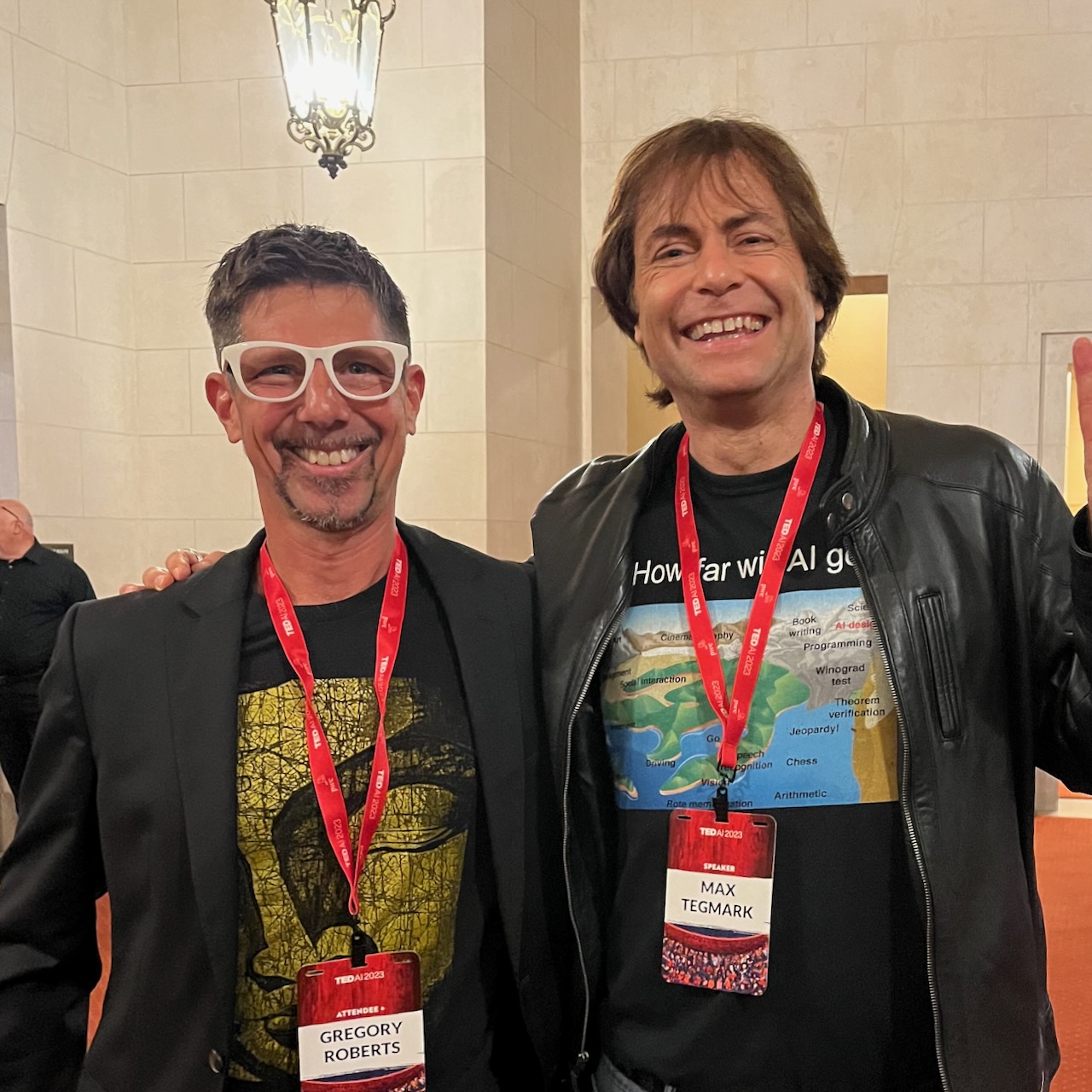 Max Tegmark FLI MIT and Gregory Roberts dSky TED-AI 2023