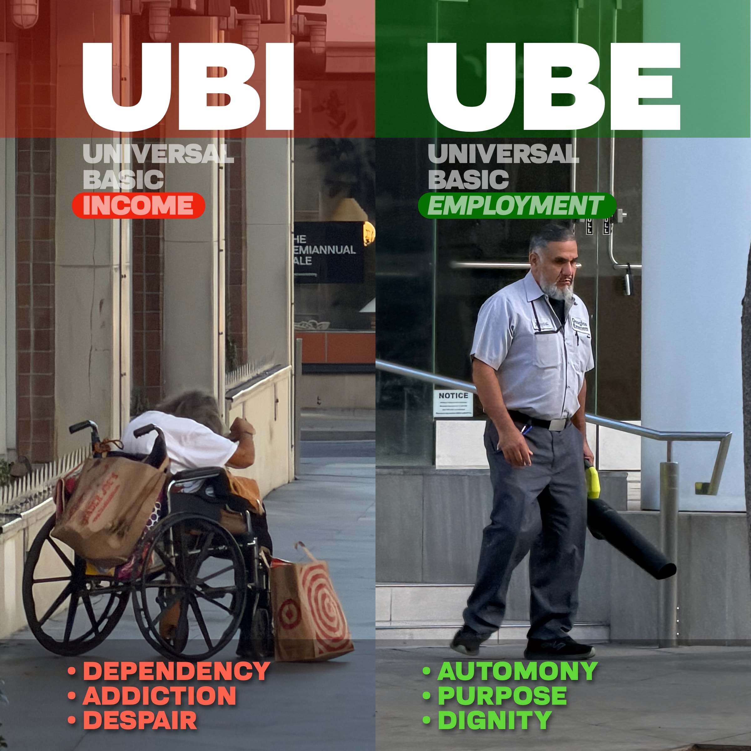 UBI vs UBE : The Dignity of Work 2026